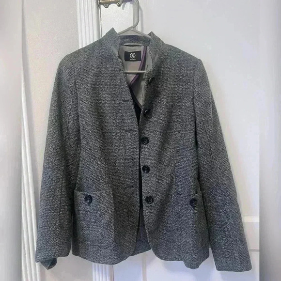 Bogner Tweed Wool Blazer Jacket NEW - Picture 4 of 4